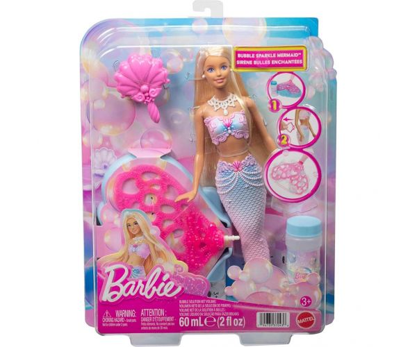 Barbie Dreamtopia Sirenă Magia Bulelor - Mattel