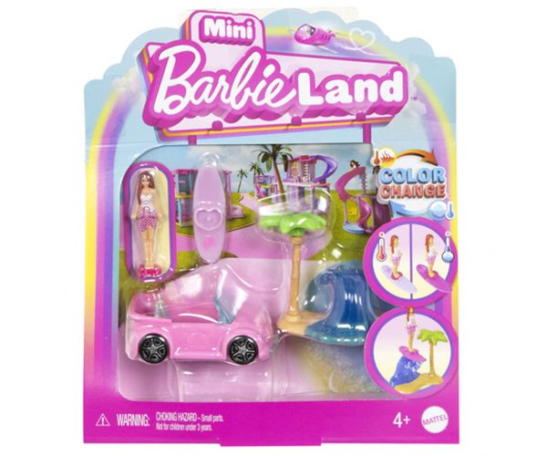 Barbie: Mini BarbieLand vehicul - Cabriolet - Mattel