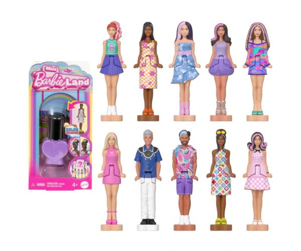 Barbie: Minie Barbieland - Surpriză în lacul de unghii păpușă 1buc - Mattel