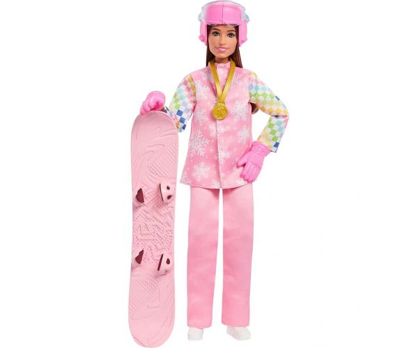 Barbie: Păpușa de carieră a 65-a aniversare - Păpușă snowboarder - Mattel