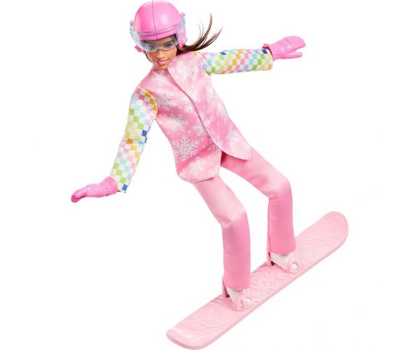 Barbie: Păpușa de carieră a 65-a aniversare - Păpușă snowboarder - Mattel