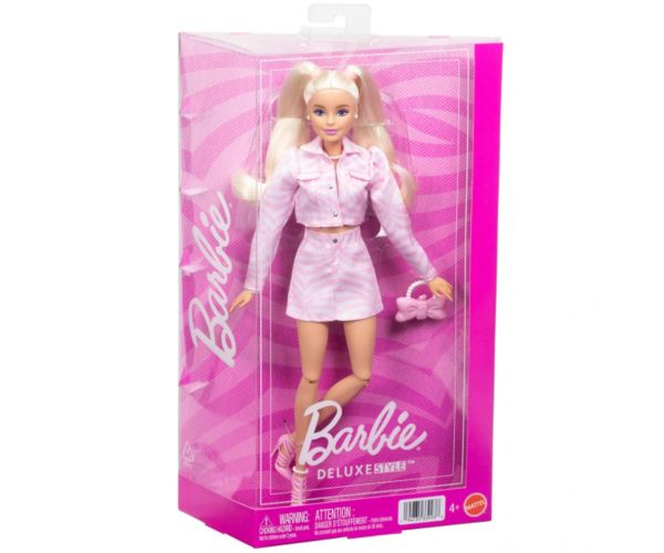 Barbie: Păpușă prietenă la modă în ținută de blugi - Mattel