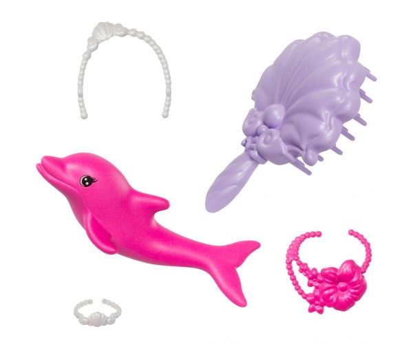 Barbie: Színváltós sellő baba kiegészítőkkel - Mattel