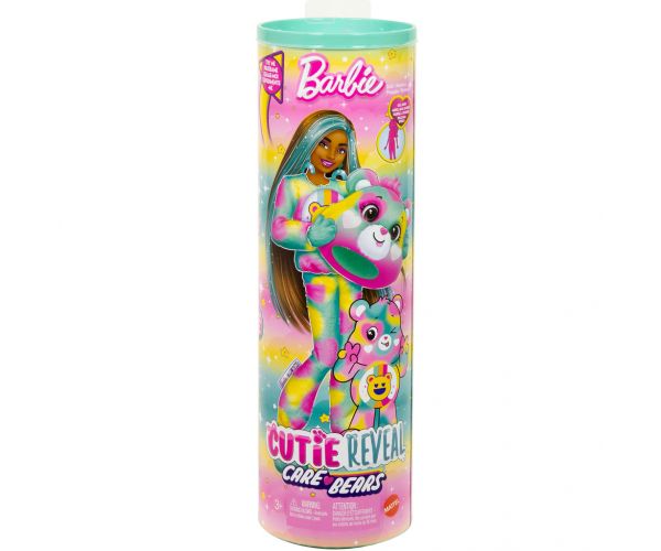 Barbie: Păpușă surpriză Cutie Reveal Ursuleții Buni, seria 2 - Ursuleț Good Vibes - Mattel