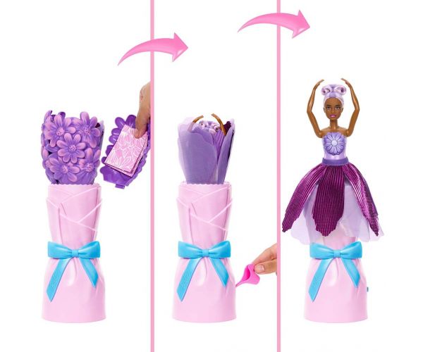 Barbie Reveal: Păpușă surpriză Magia Florilor - Margaretă - Mattel