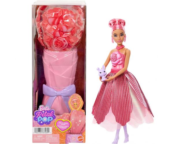 Barbie Reveal: Păpușă surpriză Magia Florilor - Trandafir - Mattel