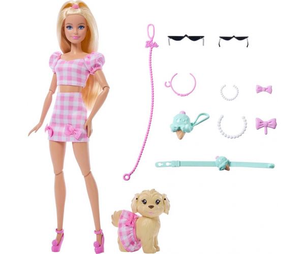 Barbie: Set de joacă Duo de Modă pentru Animăluțe, culoare roz - Mattel