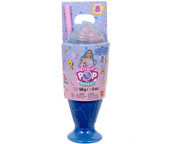 Barbie: Slime reveal shaker parfumat - Albastru - Mattel