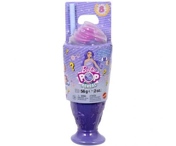Barbie: Slime reveal shaker parfumat - mov - Mattel