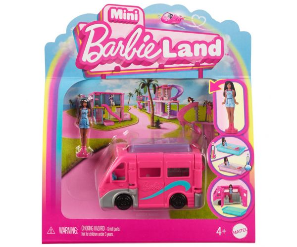Barbie: Mini BarbieLand járművek - Álom lakóautó szett - Mattel