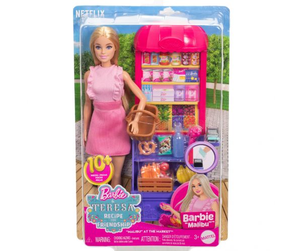 Barbie și Teresa: Rețeta prieteniei - Set de joacă Barbie tejghea delicatese - Mattel