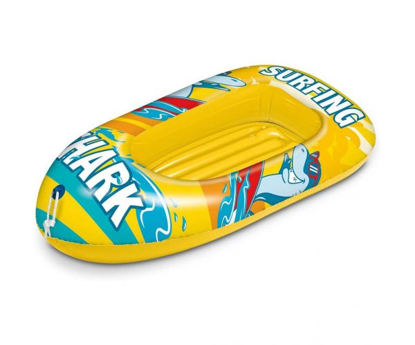 Barcă gonflabilă cu model de rechin 112cm - Mondo Toys