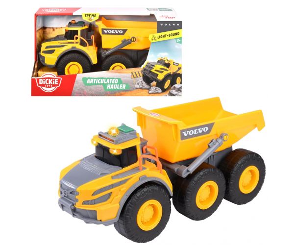 Basculantă Volvo cu efecte de lumină și sunet 23cm - Dickie Toys
