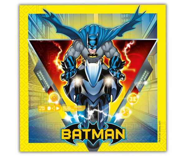 Batman șervețele de masă cu 2 straturi, pachet de 20 bucăți.