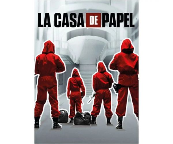 La Casa De Papel: Salopete roșii 500 bucăți puzzle - Clementoni
