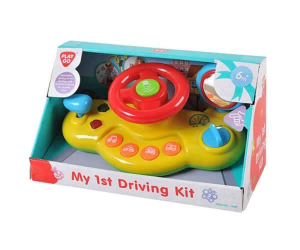 Playgo: Maşină bord bebeluşi cu sunete şi lumini
