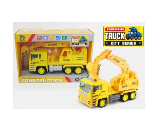 Vehicul mare de culoarea galbenă 27cm