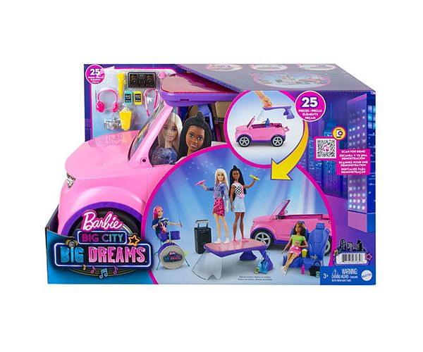 Barbie: Big City, Big Dreams Álomautó játékszett - Mattel