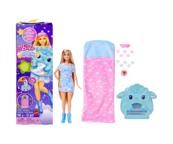 Barbie Petrecere în pijama Reveal - Albastru - Mattel