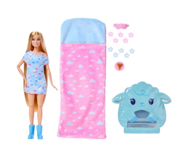 Barbie Petrecere în pijama Reveal - Albastru - Mattel
