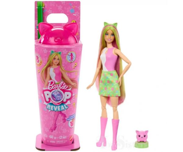 Barbie: Slime Reveal Petrecere Animală - Set de joacă Iepuraș - Mattel