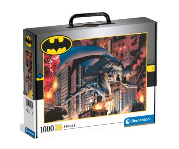 Batman 1000db-os puzzle bőrönd tárolódobozban - Clementoni