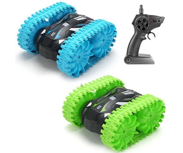 RC Storm Dancer 360: vehicul amfibiu cu telecomandă 2 în 1 cu șenile 2.4GHz în mai multe variante