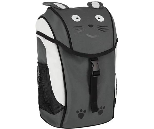 Spirit: Șoarece culoare gri rucsac anatomic pentru grădiniță 21x15x34cm