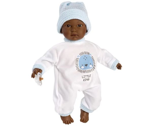 Llorens: Cuqui păpușă băiețel afro-american 30 cm