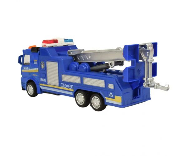 Police Set: camion politie cu lumina si sunet in diverse versiuni 19cm 1 bucată