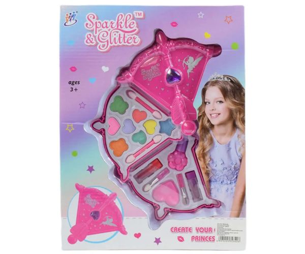 Sparkle & Glitter: Set de machiaj în două niveluri în formă de săgeată