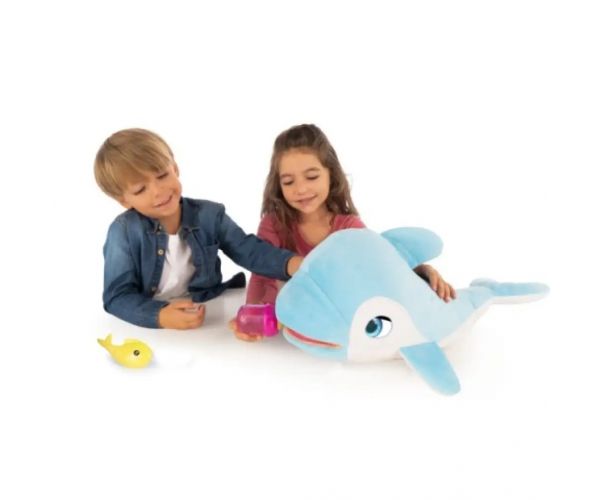 BluBlu interactiv pluș baby delfin