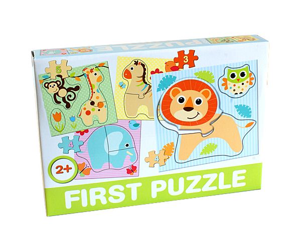 Bébiállatos Bébipuzzle - D-Toys