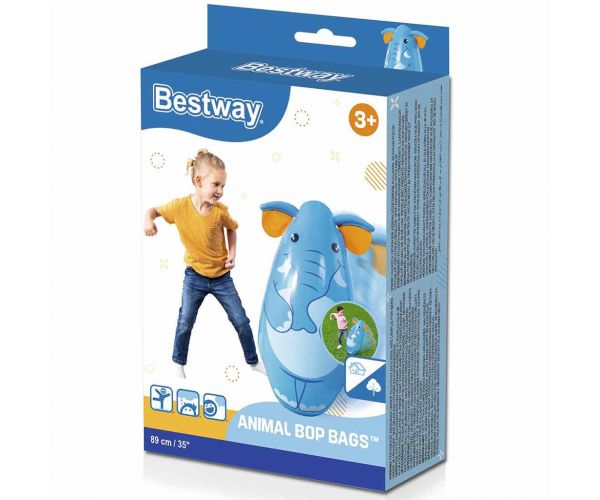 Bestway: Bop Bags™ animale de boxat de 89 cm, disponibile în mai multe variante, 1 buc.