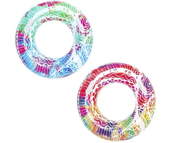 Bestway: Colac de înot cu model abstract tropical, două variante, 91 cm
