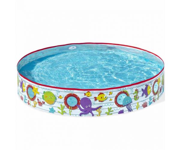 Bestway: Fill 'N Fun víz alatti világ merevfalú pancsolómedence Ø 152 x 25 cm