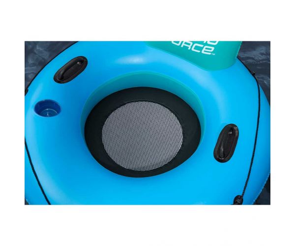 Bestway: Hydro Force® White Cap Rider™ colac de înot cu spătar 106x45cm