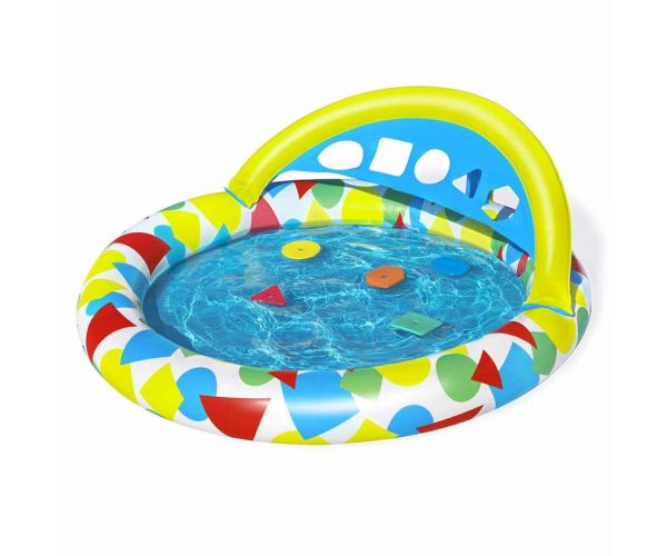 Bestway: Lil Splash & Learn™ piscină de joacă 120 x 117 x 46 cm