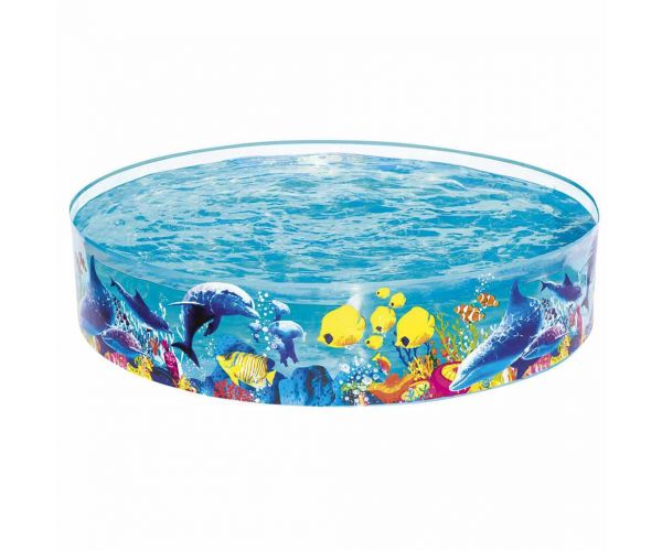 Bestway: Fill 'N Fun Odyssey merevfalú pancsoló medence, Ø 183 x 38 cm