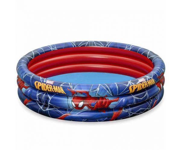 Bestway: Piscină cu pulverizator Marvel Spiderman Ø 122 x 25 cm