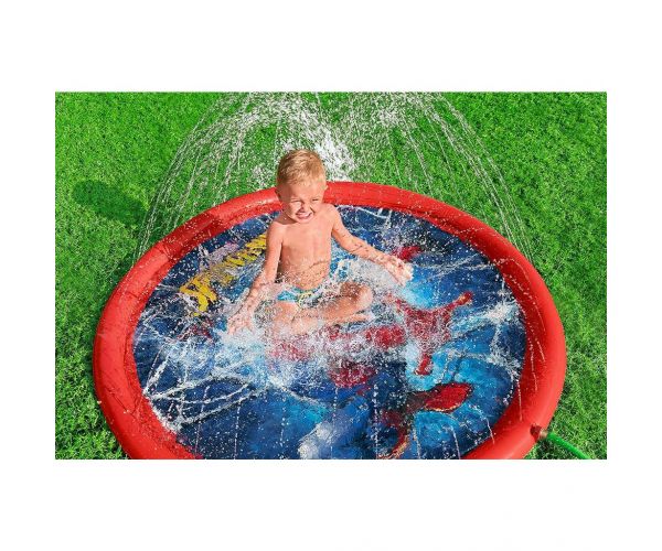 Bestway: Piscină pentru bălăceală Omul-Păianjen™ cu pulverizator de apă, 165 cm