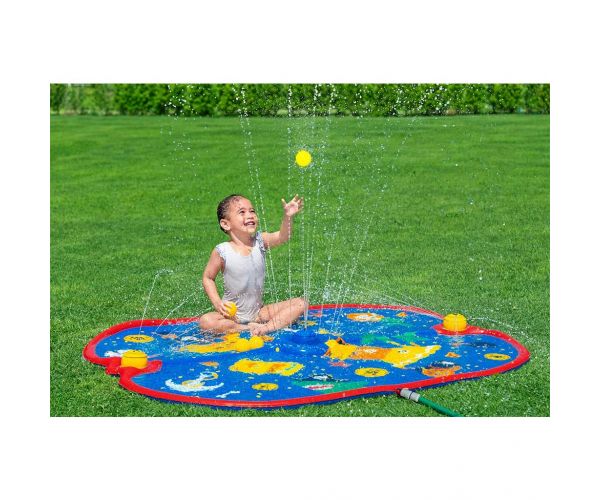 Bestway: Piscină pentru bălăcit cu pulverizator de apă, tematică pirați, 170x140 cm