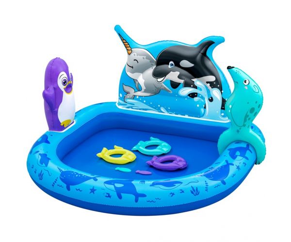Bestway: Polar Pals piscină gonflabilă de joacă 134×131×73 cm