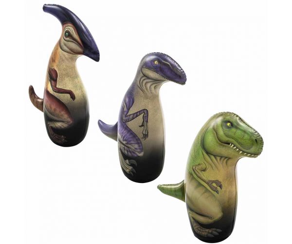Bestway: Saci de box cu dinozauri Bop Bags™, 89 cm, disponibili în mai multe variante, 1 buc.
