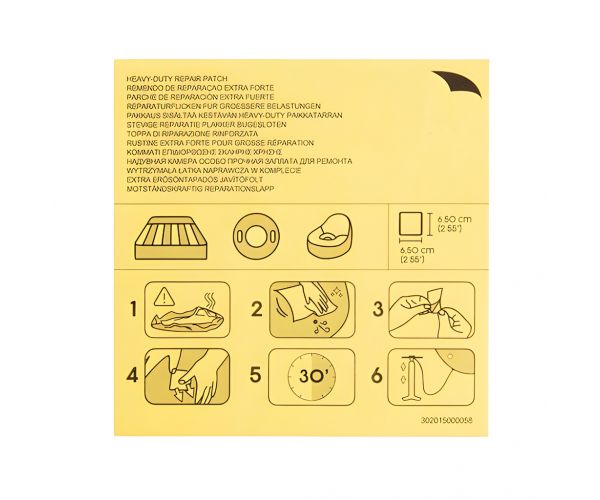Bestway: Set de petice de reparare 6,5x6,5cm, 10 bucți
