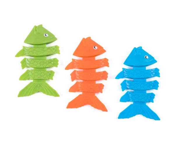 Bestway: Squiggle Wiggle™ jucărie acvatică cu pești, set de 3 piese