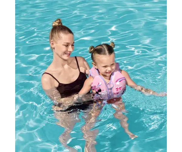 Bestway: Swim Safe vestă de înot roz Minnie Mouse