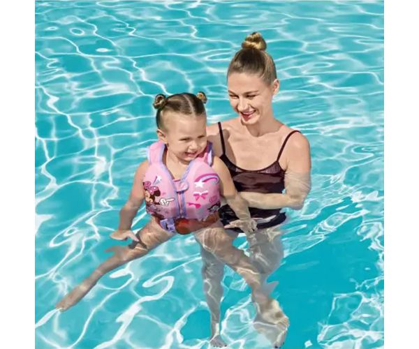 Bestway: Swim Safe vestă de înot roz Minnie Mouse