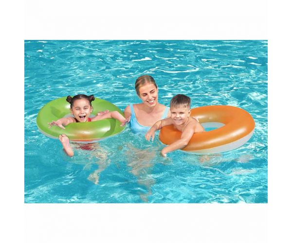 Bestway: colac de înot mat, cu model neon, în două variante, 76 cm, 1 buc.
