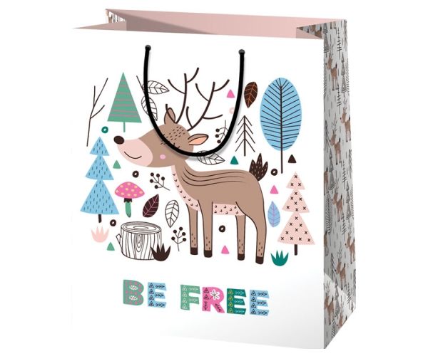 Be Free cerb pungă cadou dimensiune normală 11x6x14cm